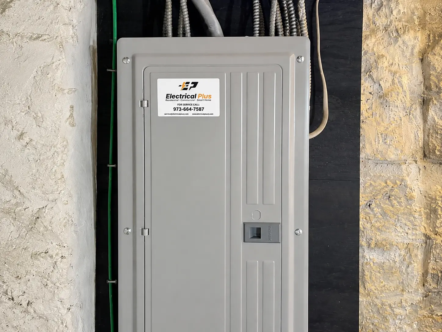 Completed Electrical Plus residential panel upgrade